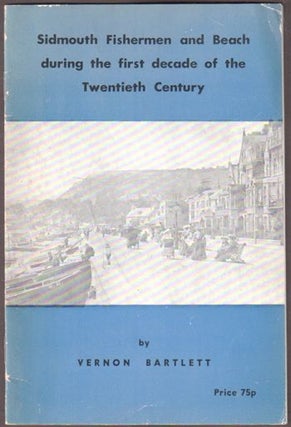 Item #14162 Sidmouth Fishermen and Beach During the First Decade of the Twentieth Century. Vernon...