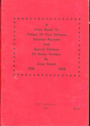 Item #19278 Price Guide to Values of First Selected Reprints and Special Editions of Books...