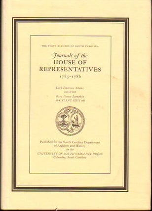Item #22574 Journals of the House of Representatives, 1785-1786 (The State records of South...