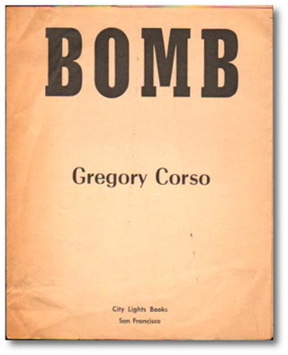 Item #23199 Bomb. Gregory Corso