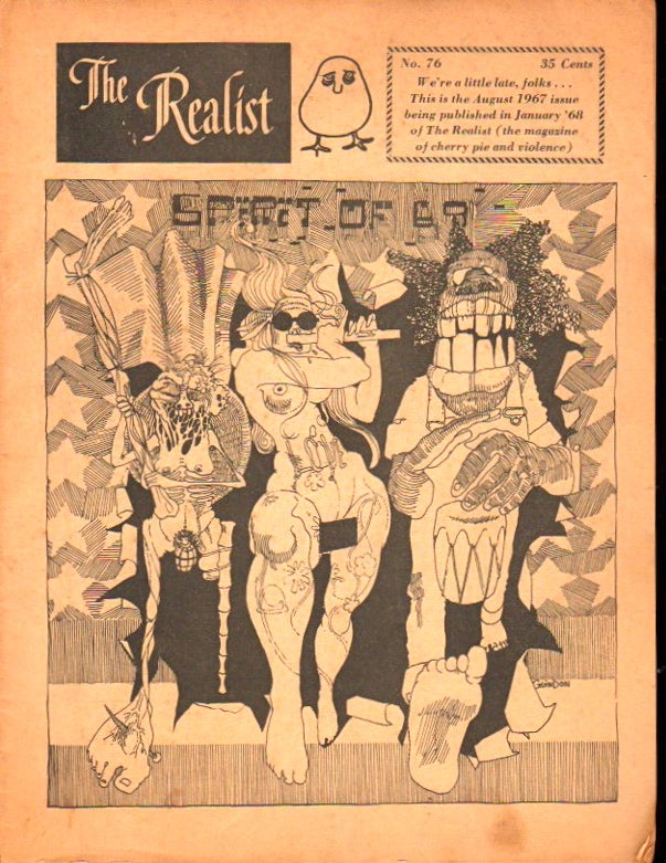 Item #23414 The Realist No. 76, January,1968: The Spirit of 69. Paul Krassner.