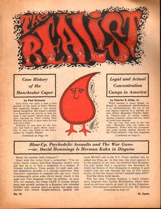 Item #23415 The Realist No. 75, June,1967: Case History of the Manchester Caper; Legal and Actual...