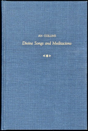 Item #24518 Divine Songs and Meditations. An Collins