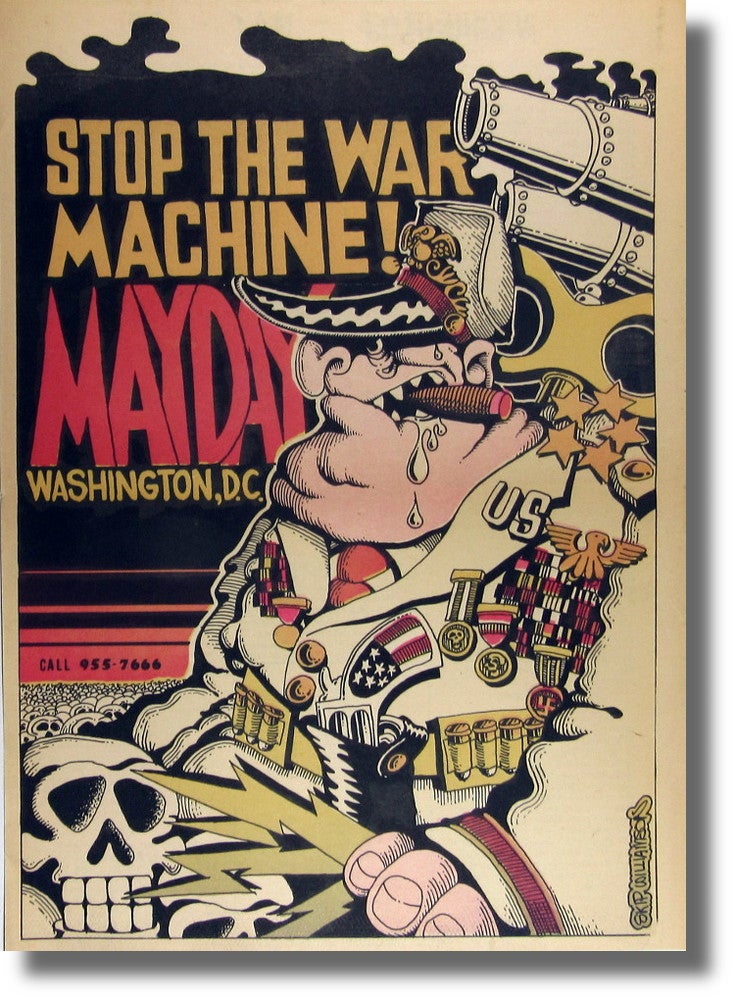 Item #26577 Stop the War Machine Mayday Washington, D.C. Skip Williamson-Artist.