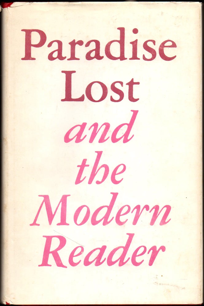 Item #26852 Paradise Lost and the Modern Reader. Thomas Wheeler.