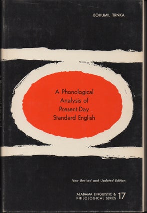 Item #28634 A Phonological Analysis of Present Day Standard English. Bohumil Trnka