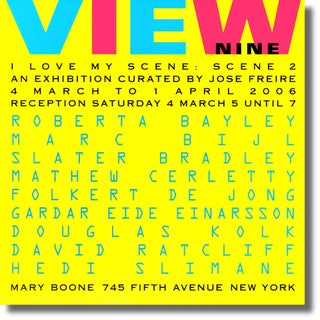 Item #30004 Invitation Card for " I Love My Scene: Scene 2" Held at the Mary Boone Gallery 2006....