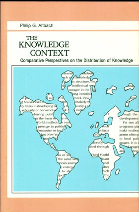 Item #30906 The Knowledge Context. Philip G. Altbach