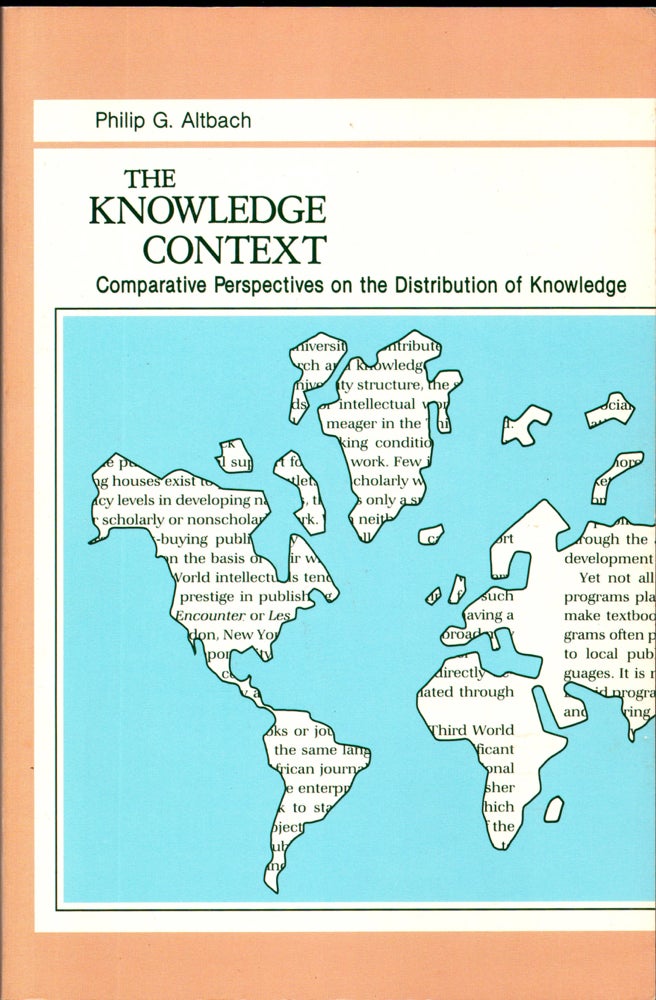 Item #30906 The Knowledge Context. Philip G. Altbach.