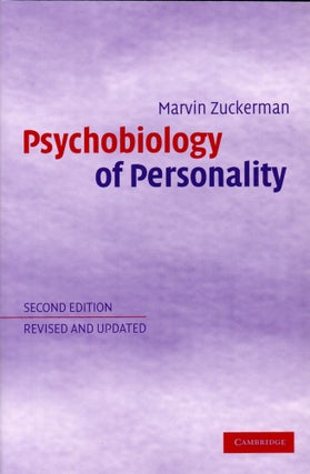 Item #31967 Psychobiology of Personality. Marvin Zuckerman