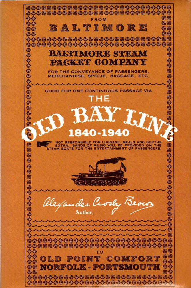 Item #32029 The Old Bay Line. Alexander Crosby Brown.