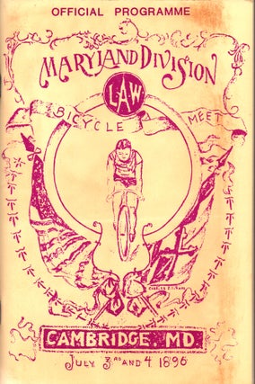 Item #32124 Souvenir and Programme of the Maryland Division L.A.W. Bicycle Meet,...