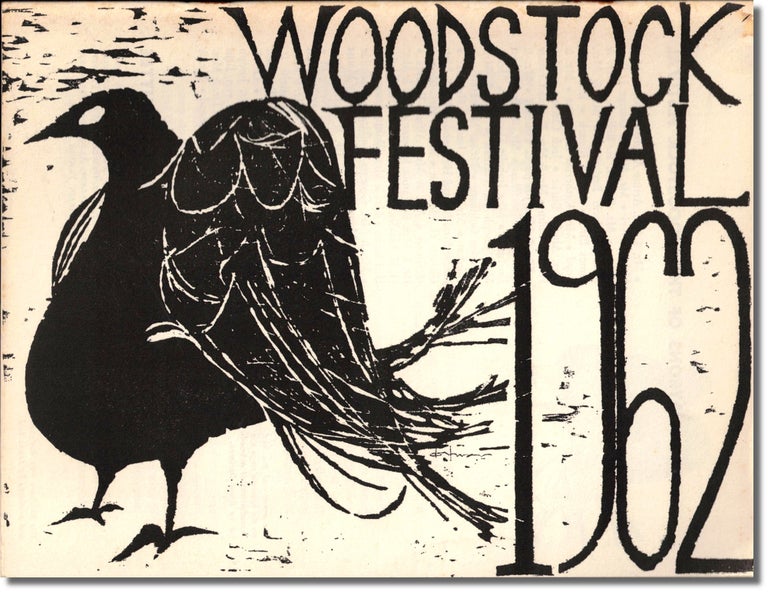 Item #34383 Woodstock Festival of Music and Art Summer, 1962 Program Guide. Woodstock Festival of Music and Art.