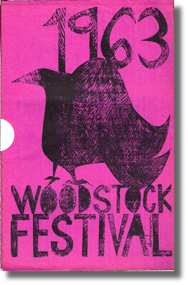Item #34384 Woodstock Festival of Music and Art Summer, 1963 Program Guide. Woodstock Festival of Music and Art.