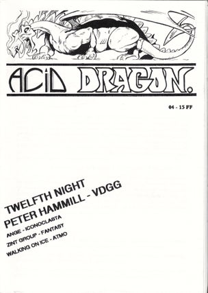 Item #35618 Acid Dragon: Psychedlic and Progressive Rock Issue Number 4. Andre-Francois Ruaud,...