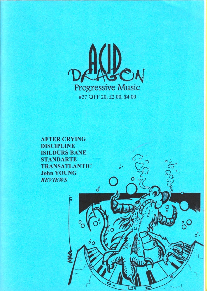 Item #35640 Acid Dragon: Progressive Music Issue Number 27. Thierry Sportouche.