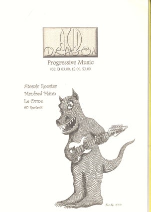 Item #35645 Acid Dragon: Progressive Music Issue Number 32. Thierry Sportouche