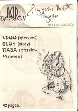 Item #35654 Acid Dragon: Progressive Music Issue Number 41. Thierry Sportouche