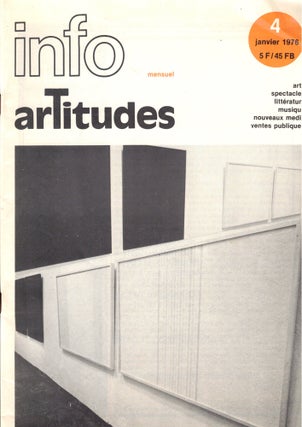 Item #35857 Artitudes International January, 1976. Francois Pluchart