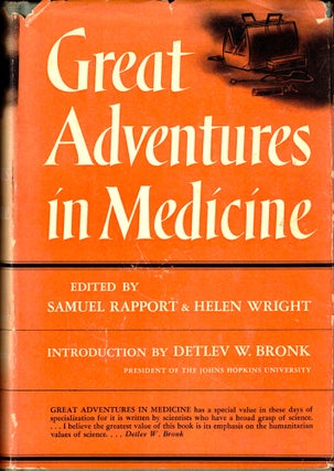 Item #36068 Great Adventures in Medicine. Samuel Rapport, Helen Wright