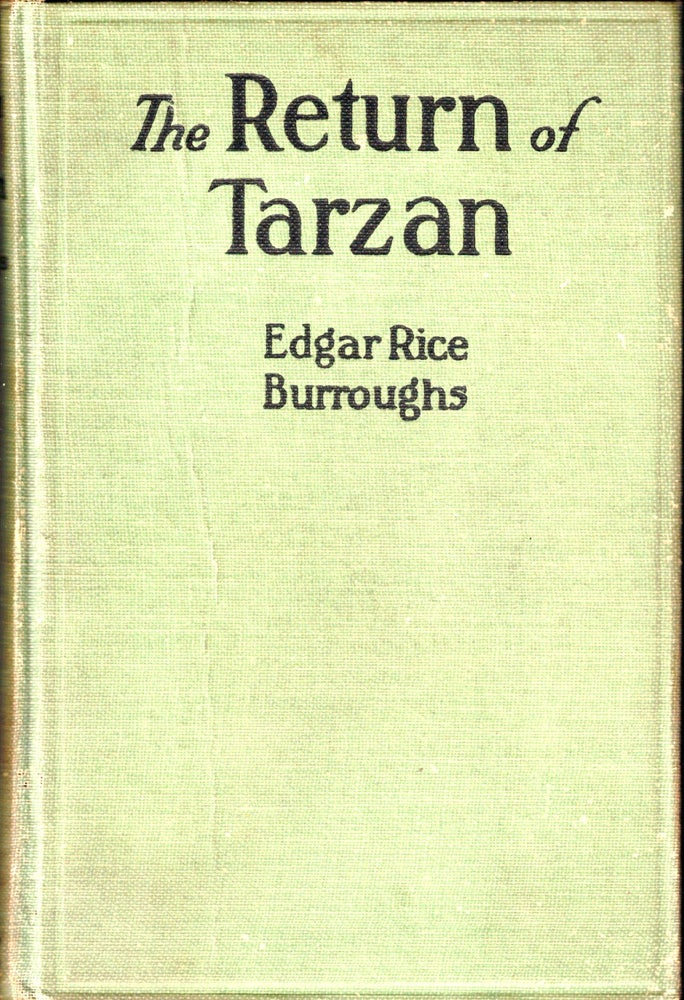 Item #36729 The Return of Tarzan. Edgar Rice Burroughs.