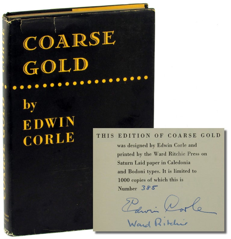 Item #37206 Coarse Gold. Edwin Corle.