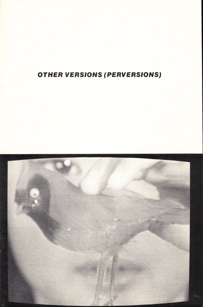 Item #37392 Other Versions [Perversions]/ Social Spaces. Valerie Smith, Dan Wolworth.