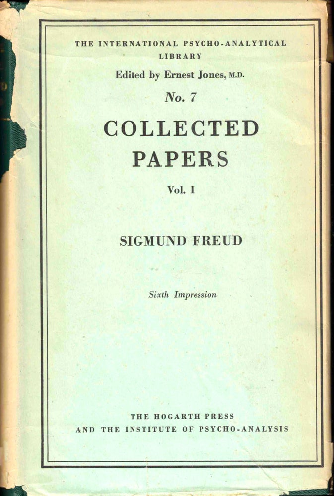 Item #37997 Collected Papers Volume I. Sigmund Freud.