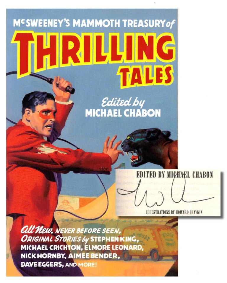 Item #38436 McSweeney's Mammoth Treasury of Thrilling Tales. Michael Chabon.
