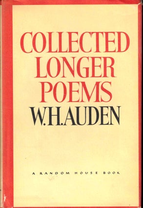 Item #38635 Collected Longer Poems. W. H. Auden