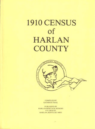 Item #38934 1910 Census of Harlan County. Kathryn Trail