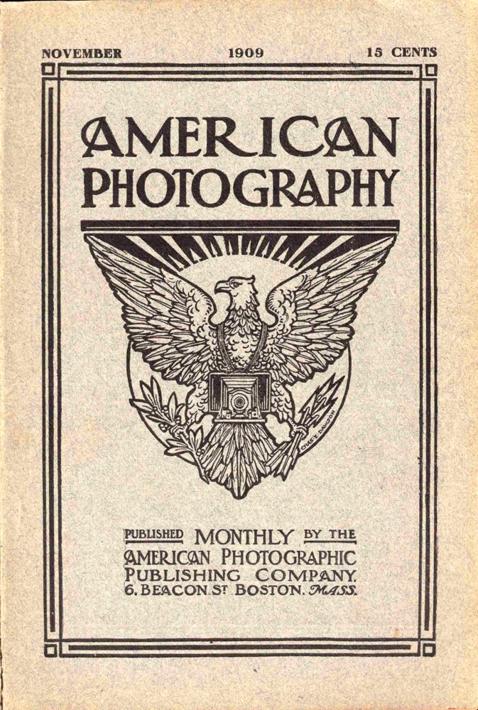 Item #39926 American Photography Volume Three Number 11 November, 1909. Frank R. Fraprie.