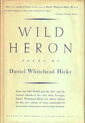 Item #40514 Wild Heron. Daniel Whitehead Hicky