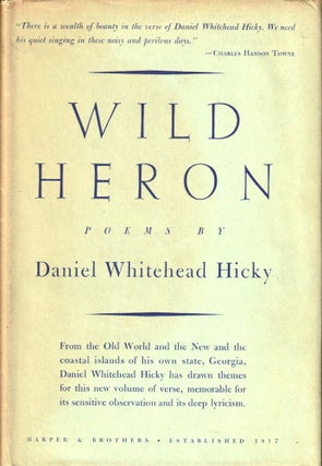 Item #40514 Wild Heron. Daniel Whitehead Hicky