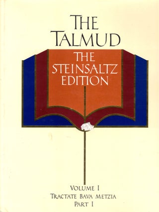 Item #41418 The Talmud Volume I: Tractate Bava Metzia Part I. Rabbu Adin Steinsaltz