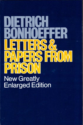 Item #41554 Letters and Papers from Prison. Dietrich Bonhoeffer
