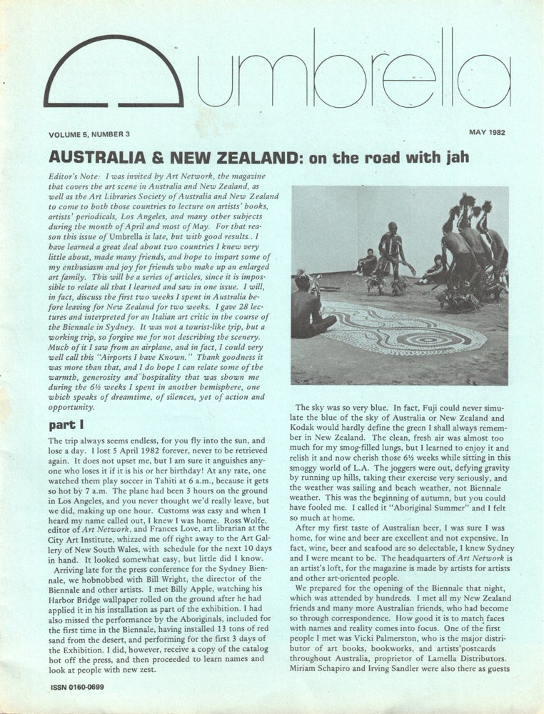 Item #41737 Umbrella Volume Five, Number Three May, 1982. Judith Hoffberg.