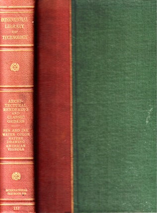 Item #42457 Architectural Rendering and Classic Orders. J. F. Copeland James Hall, William R. Ware