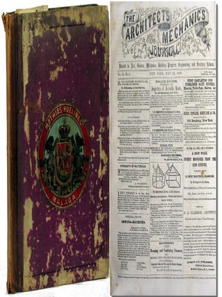 Item #42460 The Architects' and Mechanics' Journal Volume Two Number Six Through Volume Three...