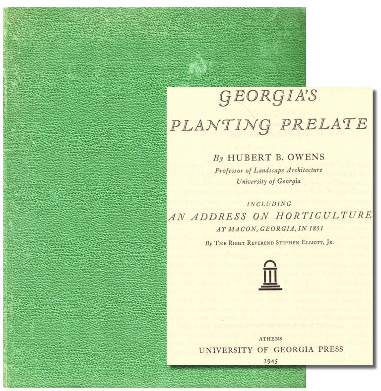 Item #44088 Georgia's Planting Prelate. Hubert B. Owens.