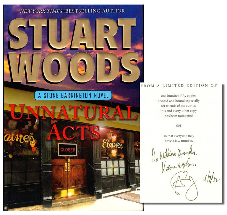 Item #45095 Unnatural Acts. Stuart Woods.