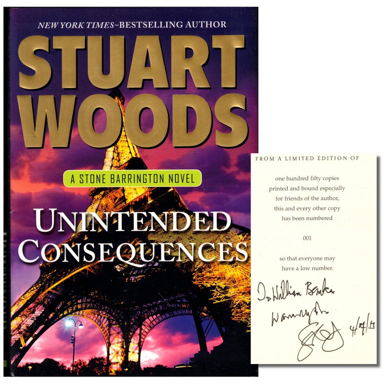 Item #45098 Unintended Consequences. Stuart Woods.
