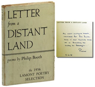 Item #45478 Letter from a Distant land. Booth Philip