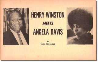 Item #45712 Henry Winston Meets Angela Davis. Gene Tournour