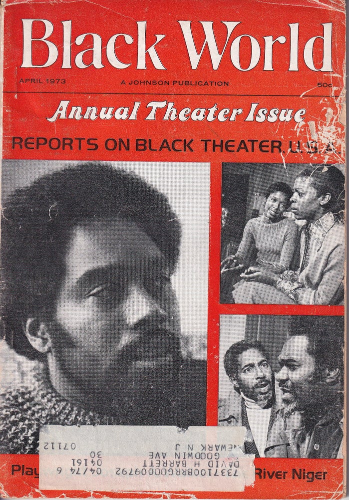 Item #47080 Black World, Vol. XXII, no. 6, April 1973. John H. Johnson.