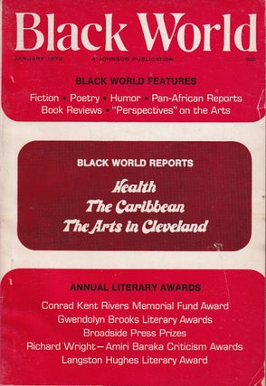 Item #47084 Black World, Vol. XXII, no. 3, January 1973. John H. Johnson
