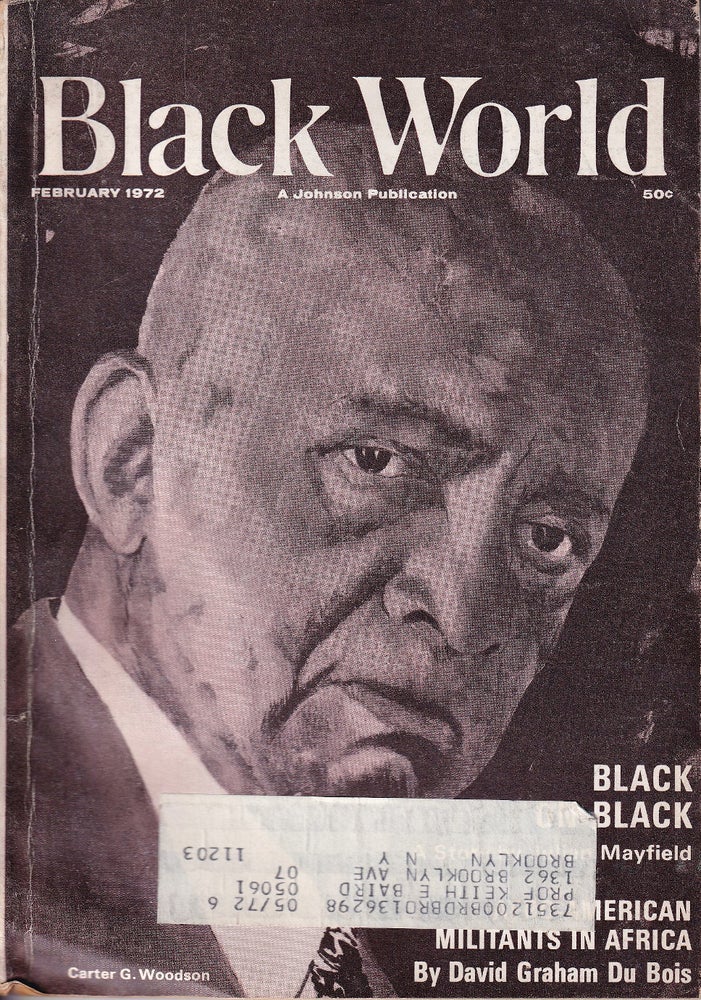 Item #47111 Black World, Vol. XXI, no. 4, February 1972. John H. Johnson.