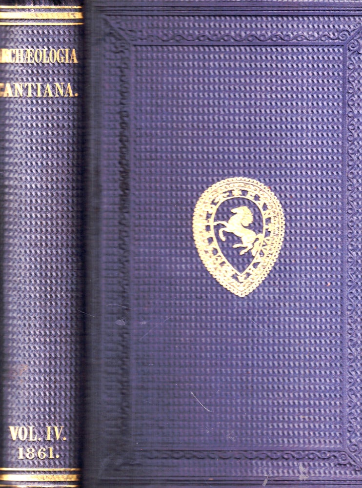 Item #47229 Archaeologia Cantiana Volume IV. Kent Archaeological Society.