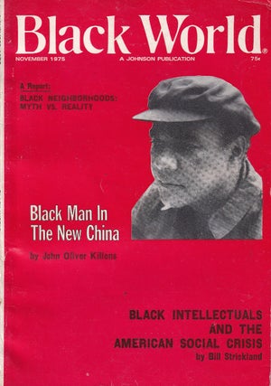 Item #47365 Black World, Vol. XXV, no. 1, November 1975. John H. Johnson
