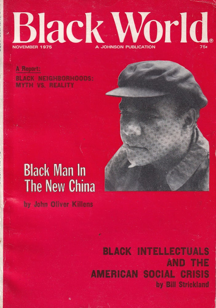 Item #47365 Black World, Vol. XXV, no. 1, November 1975. John H. Johnson.